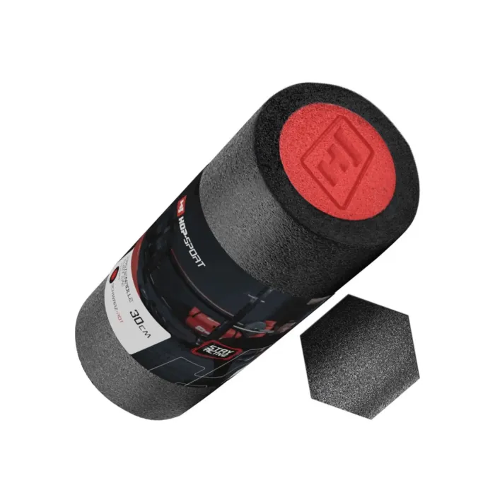 Массажный ролик (валик, роллер) EPE 30см Hop-Sport HS-E030YG черный