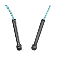 Скакалка Hop-Sport Crossfit NEW з пластиковыми ручками HS-P025JR синяя