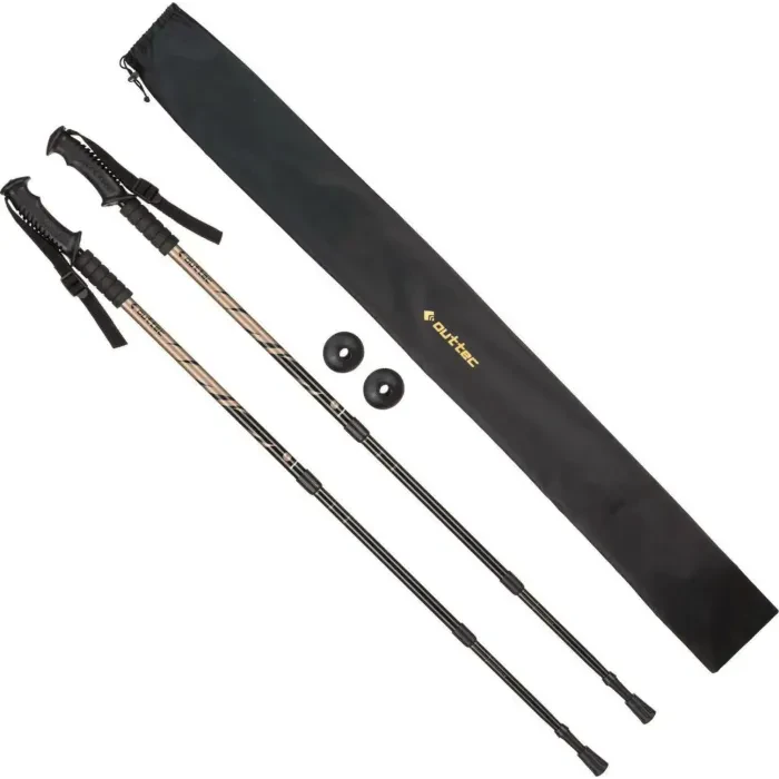 Трекинговые палки Outtec алюминиевые 3-х секционные 65-135см Anti-shock