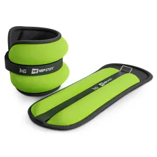 Утяжелители для ног и рук Hop-Sport HS-S002WB 2х1кг зеленые