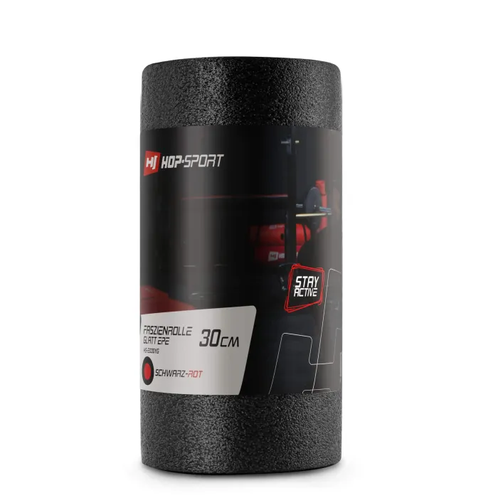 Массажный ролик (валик, роллер) EPE 30см Hop-Sport HS-E030YG черный