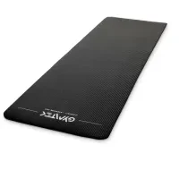 Коврик (мат) для йоги и фитнеса Gymtek NBR 1см черный