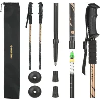 Трекинговые палки Outtec алюминиевые 3-х секционные 65-135см Anti-shock
