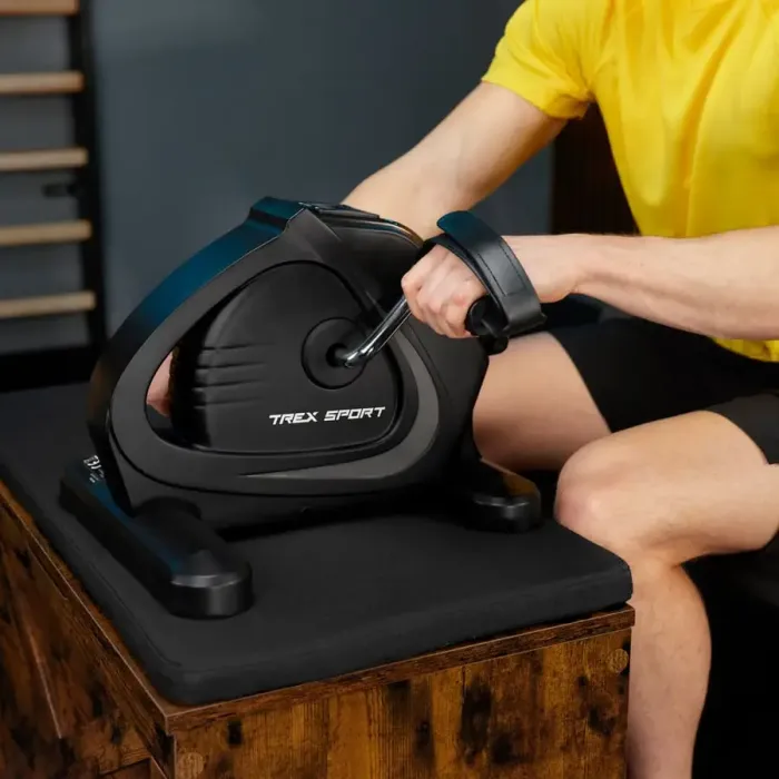 Мини велотренажер 2в1 Trex Sport TX-120BB BOIL для реабилитации черный