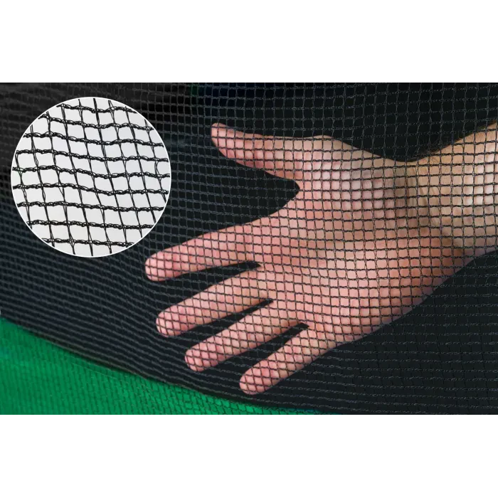Батут + Подарок Hop-Sport 10ft (305см) зеленый с внутренней сеткой. Каркасный батут для взрослых и детей