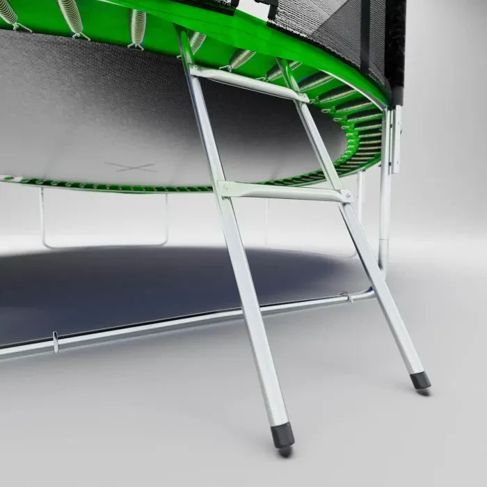 Батут + Подарок Hop-Sport 10ft (305см) зеленый с внутренней сеткой. Каркасный батут для взрослых и детей