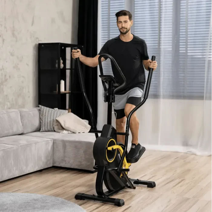 Орбитрек магнитный Hop-Sport HS-450B Dynamic черно-желтый