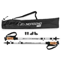 Трекинговые палки Hop-Sport Nordend Pro серебристые