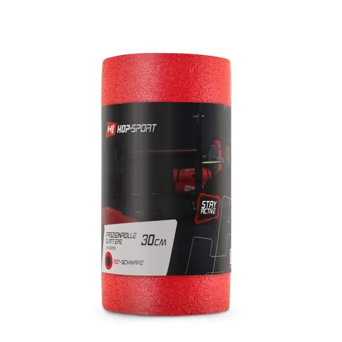 Массажный ролик (валик, роллер )EPE 30см Hop-Sport HS-E030YG красный