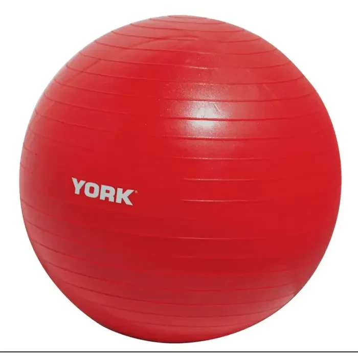 Фитбол York Fitness 55см красный + насос