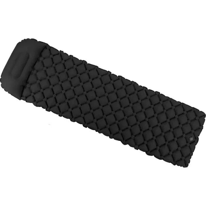 Надувной коврик Outtec 195х55х5см с подушкой черный