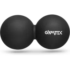 Массажный мяч Gymtek 63 мм двойной черный