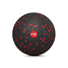 Массажный мяч EPP 80 мм Hop-Sport HS-S008MBR черно-красный