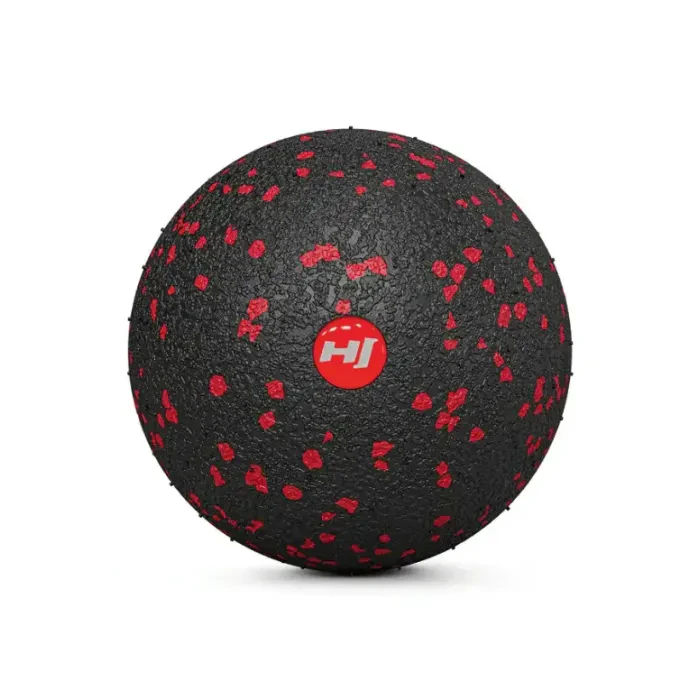 Массажный мяч EPP 80 мм Hop-Sport HS-S008MBR черно-красный