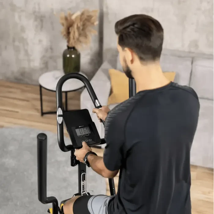 Орбитрек магнитный Hop-Sport HS-450B Dynamic черно-желтый