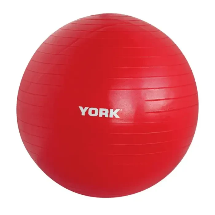 Фитбол York Fitness 55см красный + насос