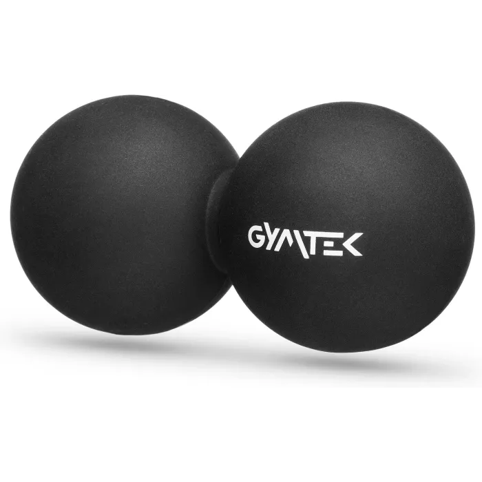 Массажный мяч Gymtek 63 мм двойной черный