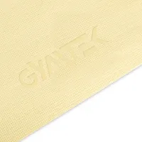 Коврик (мат) для фитнеса и йоги Gymtek Queenfit 0,5см желтый