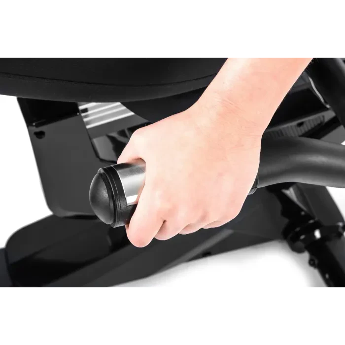 Горизонтальный велотренажер Hop-Sport HS-070L Helix красный iConsole+