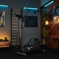Орбитрек Trex Sport TX-700ECT Stark: электромагнитный, 32 уровня, 14кг маховик, до 135кг, черный