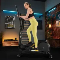Орбитрек Trex Sport TX-700ECT Stark: электромагнитный, 32 уровня, 14кг маховик, до 135кг, черный