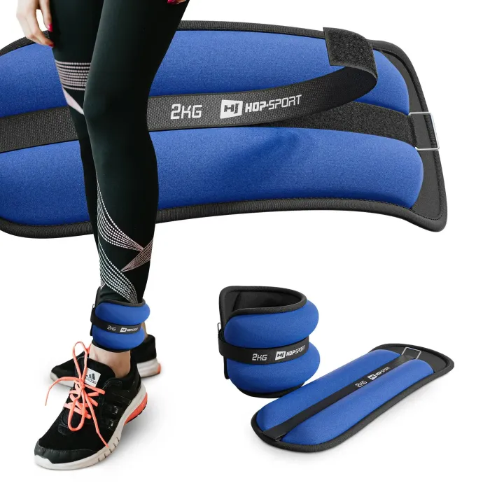 Утяжелители для ног и рук Hop-Sport HS-S004WB 2х2кг синие