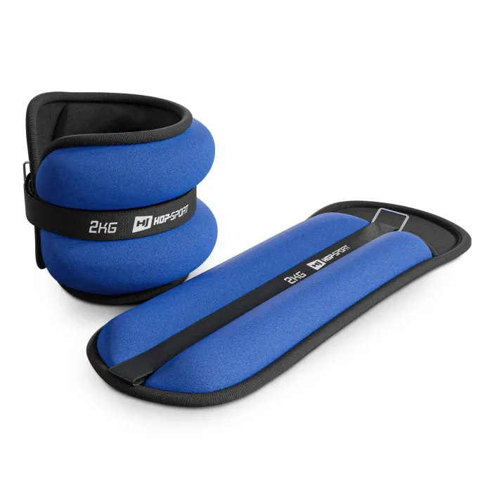 Утяжелители для ног и рук Hop-Sport HS-S004WB 2х2кг синие