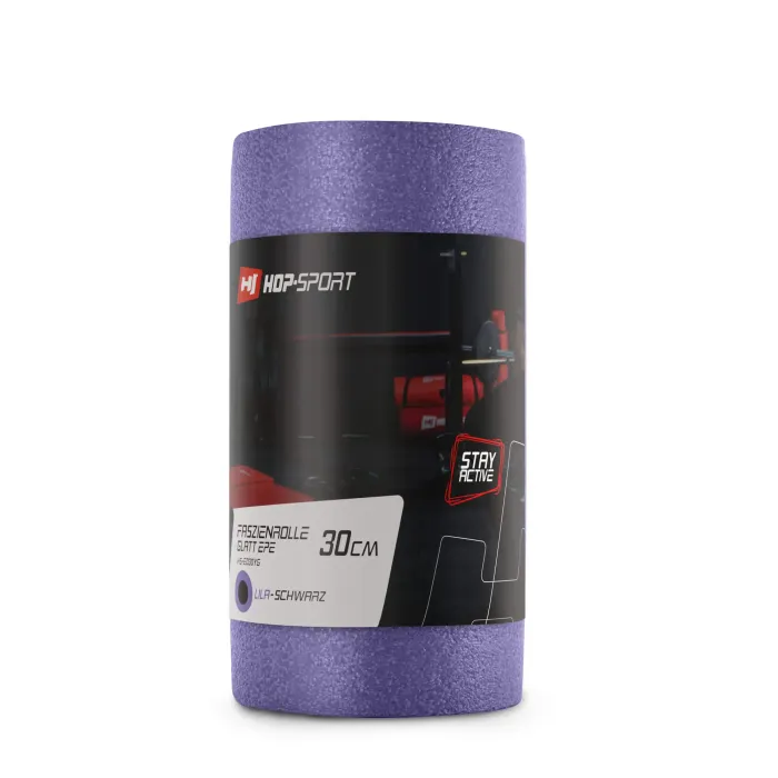 Массажный ролик (валик роллер) EPE 30см Hop-Sport HS-E030YG фиолетовый