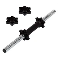 Гриф гантельный Hop-Sport PP 45см (30мм) с пласт. гайками
