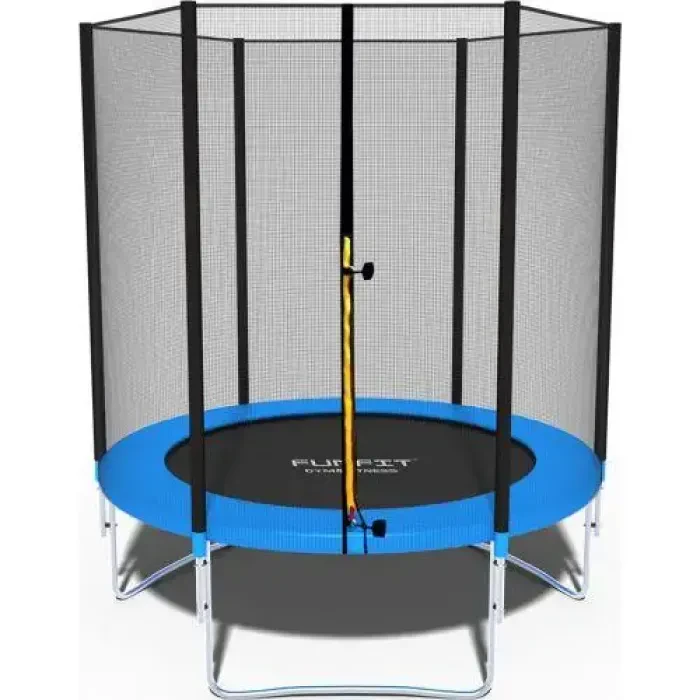 Батут Funfit 6ft (183см) синий с внешней сеткой