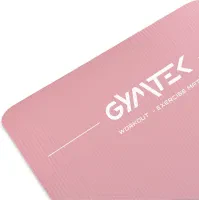 Коврик (мат) для йоги и фитнеса Gymtek NBR 1см розовый
