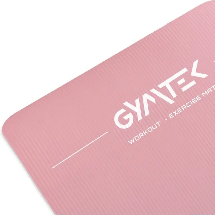 Коврик (мат) для йоги и фитнеса Gymtek NBR 1см розовый