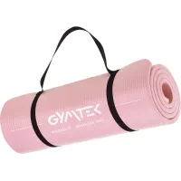 Коврик (мат) для йоги и фитнеса Gymtek NBR 1см розовый