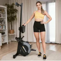 Гребной тренажер Hop-Sport HS-080R Aspen магнитный черно-золотистый