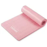 Коврик (мат) для йоги и фитнеса Gymtek NBR 1см розовый
