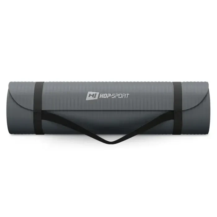 Коврик для йоги Hop-Sport HS-NB010GM NBR 1см графитовый