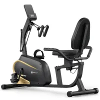 Горизонтальный велотренажер Hop-Sport HS-045L Volt магнитный золотистый