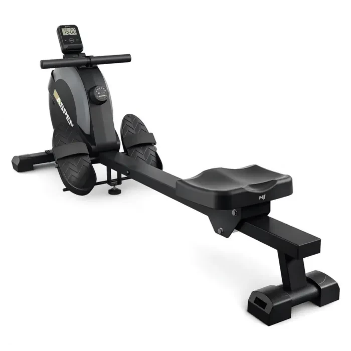 Гребной тренажер Hop-Sport HS-080R Aspen магнитный черно-золотистый