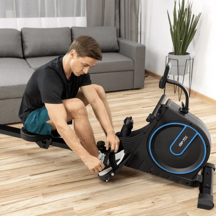 Гребной тренажер Gymtek XR1000 магнитный синий