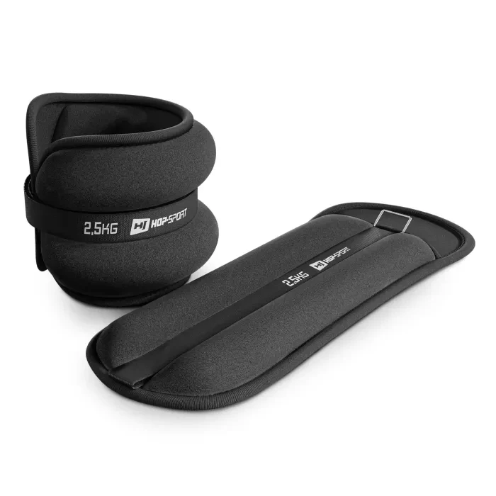 Утяжелители для ног и рук Hop-Sport HS-S005WB 2х2,5кг черные