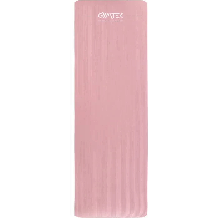 Коврик (мат) для йоги и фитнеса Gymtek NBR 1см розовый