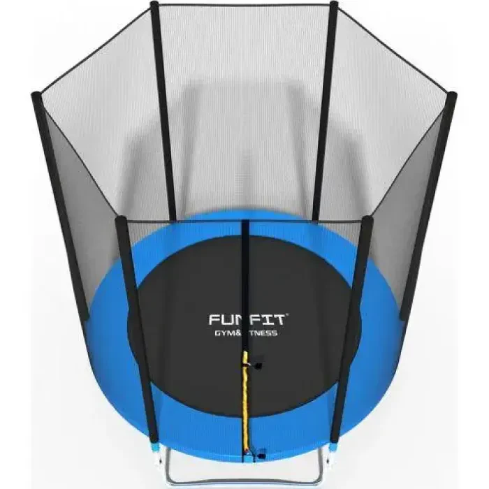 Батут Funfit 6ft (183см) синий с внешней сеткой