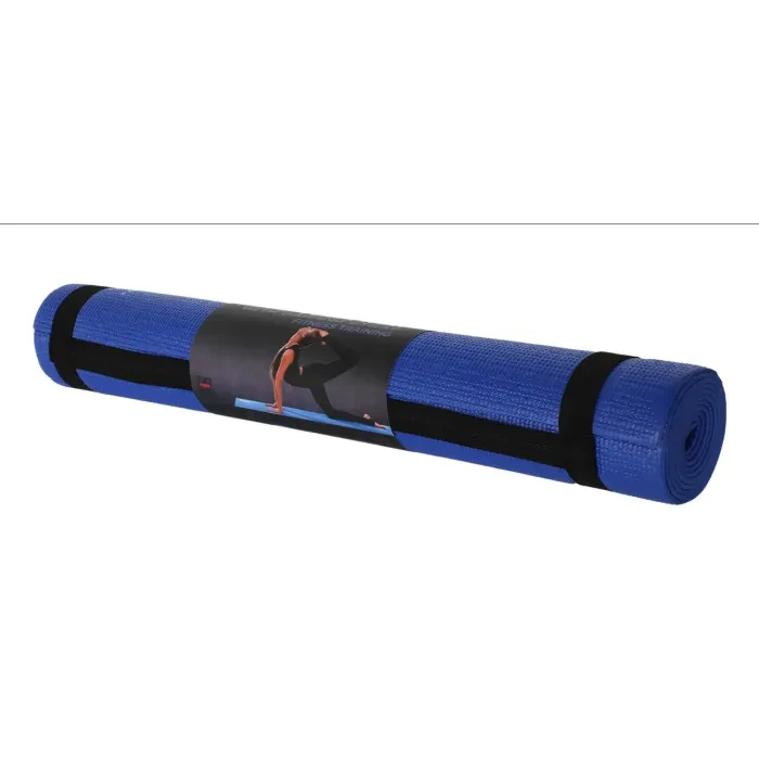 Килимок для фітнесу та йоги York Fitness 0.3 см синій, ПВХ, ковзний, 170x61 см