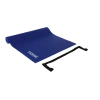 Коврик для фитнеса и йоги York Fitness 0.3 см синий, ПВХ, нескользящий, 170x61 см
