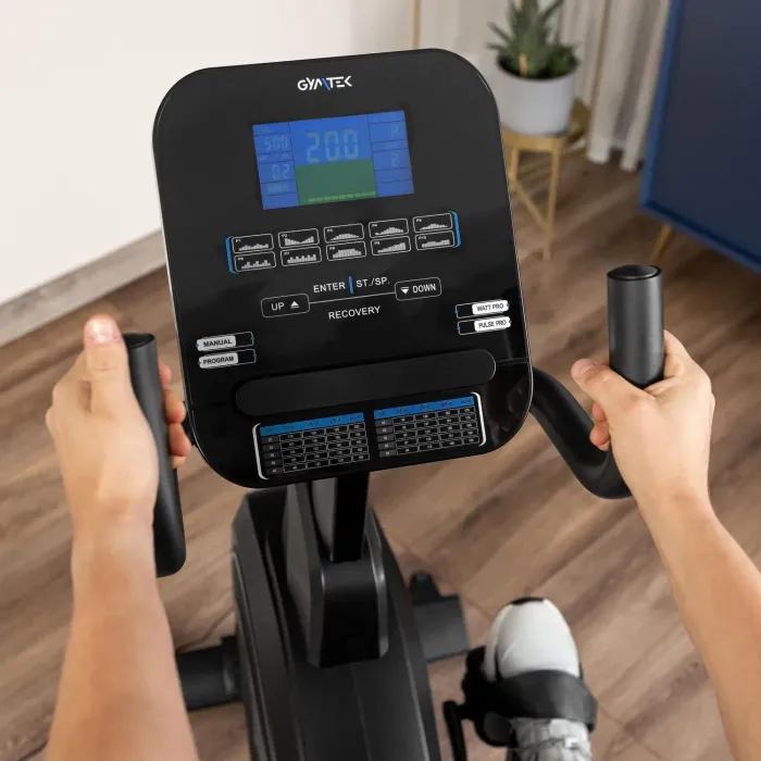 Горизонтальный велотренажер Gymtek XBR6000 электромагнитный синий