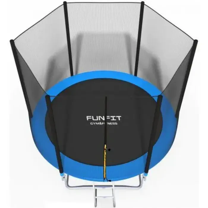 Батут Funfit 8ft (252см) синий с внешней сеткой