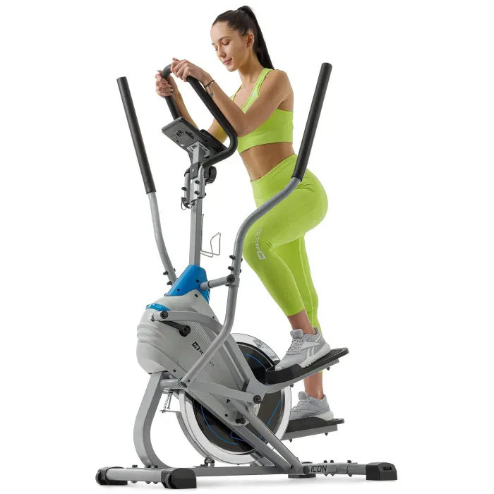 Орбитрек магнитный Hop-Sport HS-400B Icon серебристый