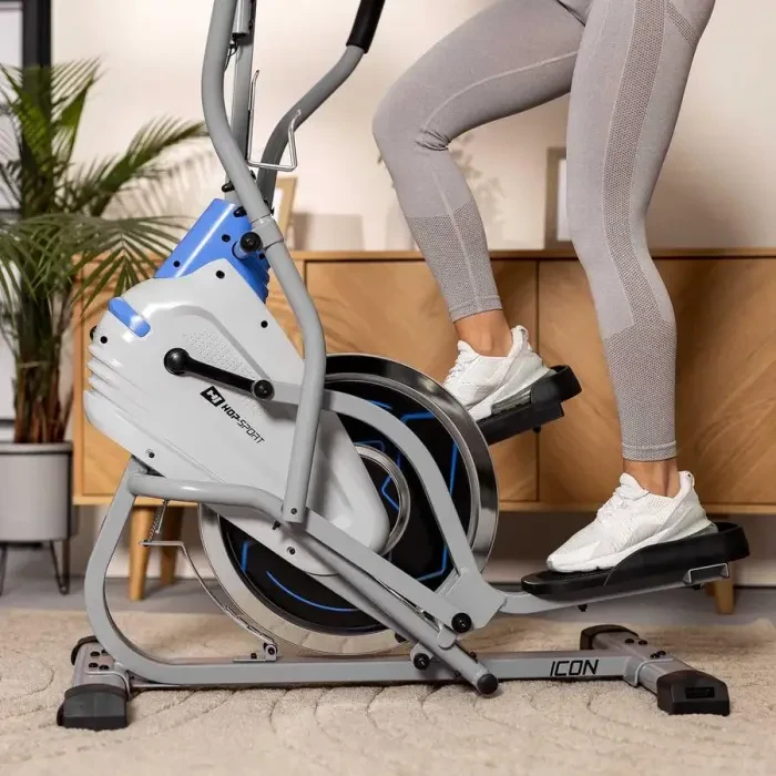Орбитрек магнитный Hop-Sport HS-400B Icon серебристый