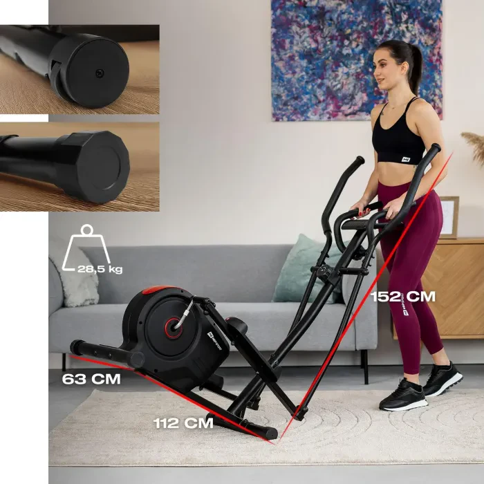Орбитрек Hop-Sport HS-2050C Cosmo магнитный черный/красный