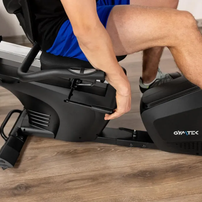Горизонтальный велотренажер Gymtek XBR6000 электромагнитный синий